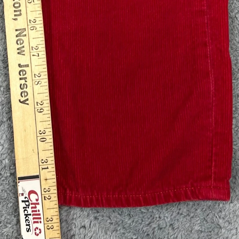 Polo Ralph Lauren Mens 650 Straight Leg Red Corduroy Pants 33x32.5 VYG